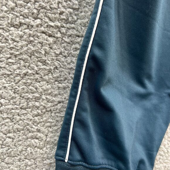 Nike Womens Athletic Workout Pants Blue Logo White Stripe Drawstring M Medium - Picture 13 of 16